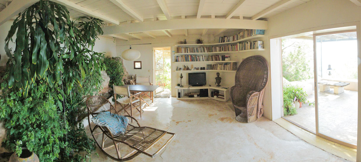 Can Pau Living room salon - formentera sea view villa - Villas Formentera