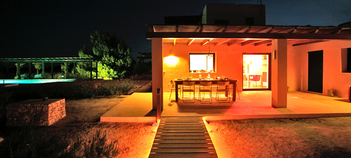 Formentera villa rental - Can Saler - Outside dining - Villas Formentera