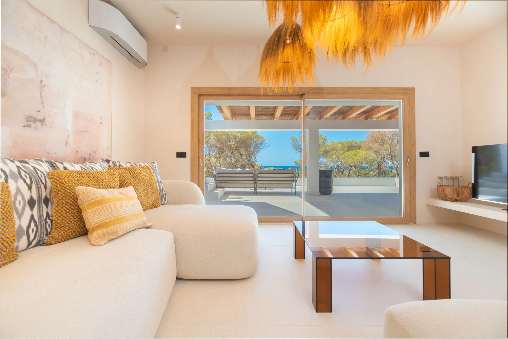 Can Mitjorn Formentera living area